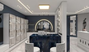 The interior design of Mr. Sadeghzad’s basement