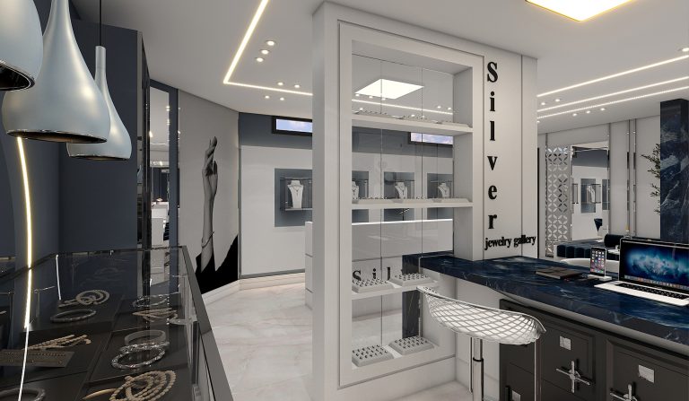 طر احی داخلی جواهر فوشی آقای صادق زاده ۱۵۰ مترمربع (8)