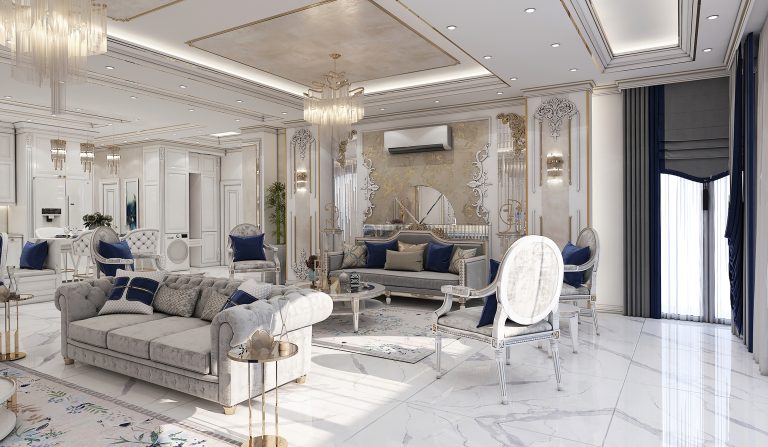 interior design of Mr. Safaei’s reception hall and kitchen