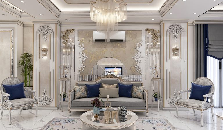 interior design of Mr. Safaei’s reception hall and kitchen