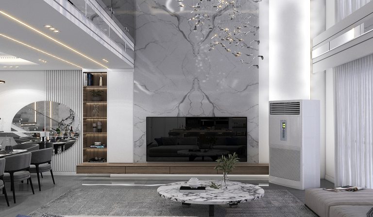 Interior design of the hall and kitchen for Mr. Barzegar's project