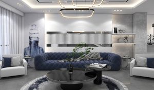 Interior design of the hall and kitchen for Mr. Barzegar's project