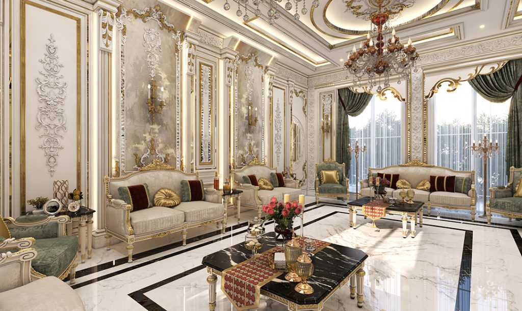 The interior design of the reception hall for Mr. Engineer Jalil.