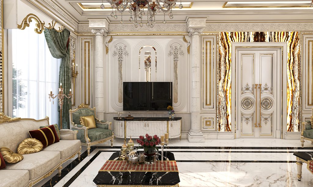 The interior design of the reception hall for Mr. Engineer Jalil.