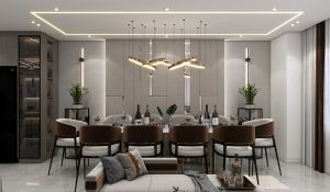 Interior design of the living room and reception area of Mr. Bakhtiari.