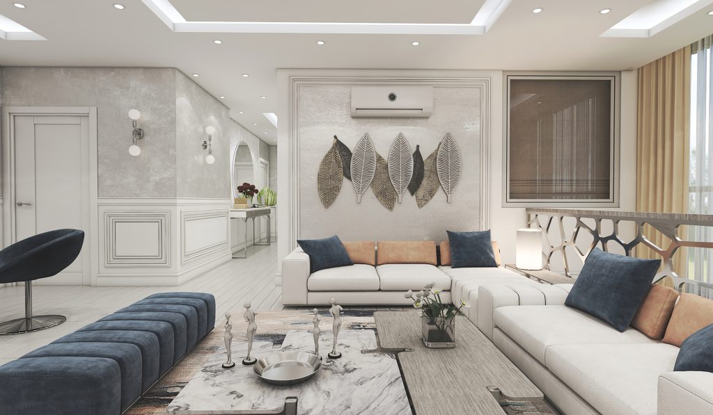 Reception Hall and Kitchen Interior Design for Mr. Ebrahimi