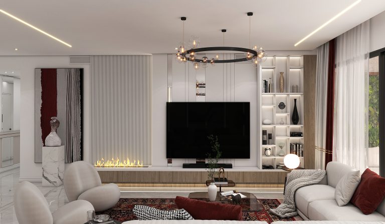 Designing the living room and kitchen of Mr. Taheri