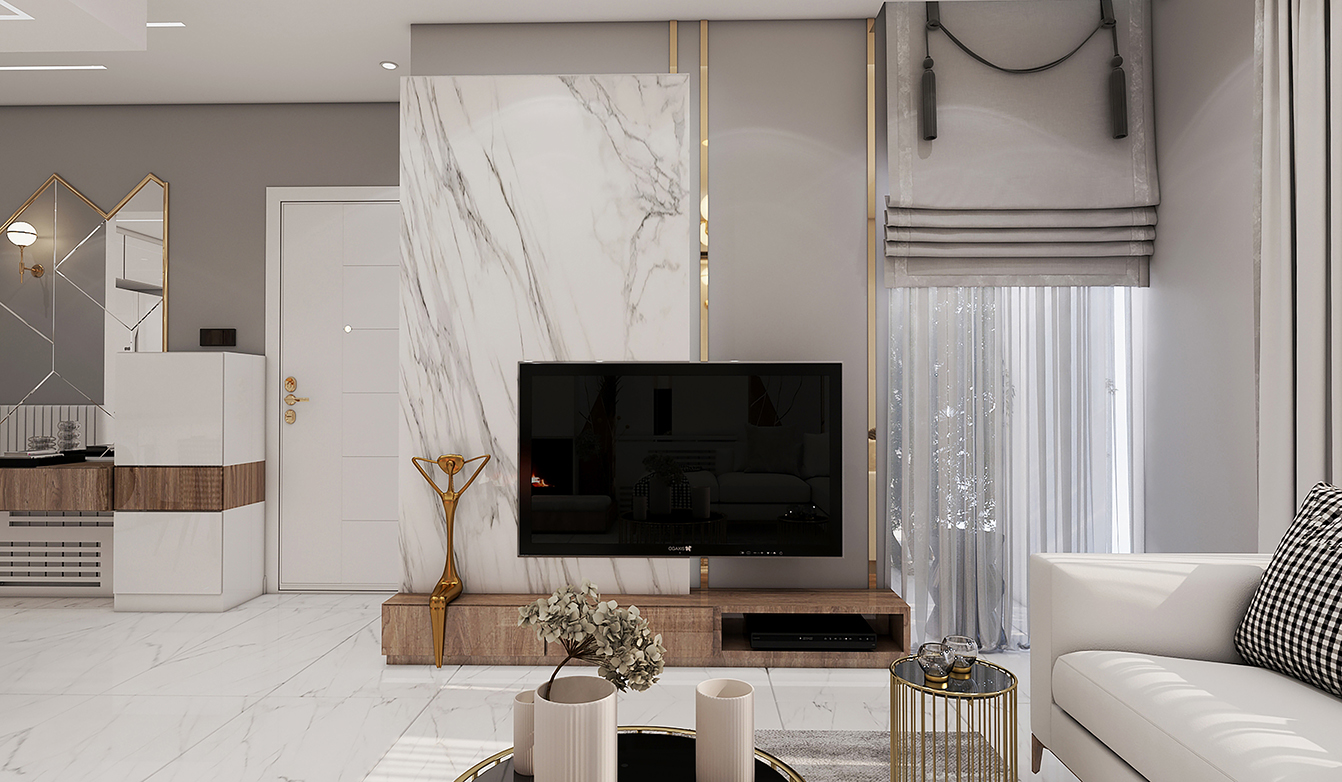 Design of the Living Room and Reception Hall for Mr. Mashallah