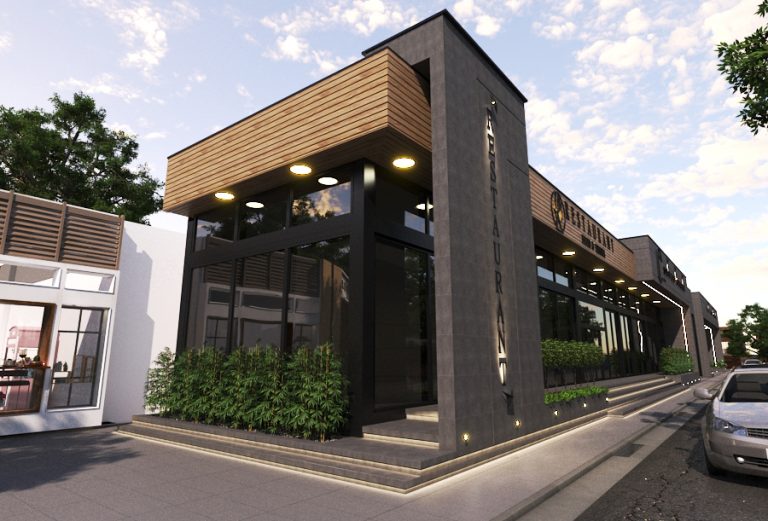 Facade design for Engineer Poursaleh's 1600-square-meter project.