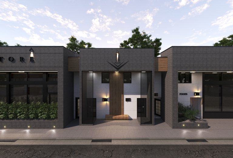 Facade design for Engineer Poursaleh's 1600-square-meter project.