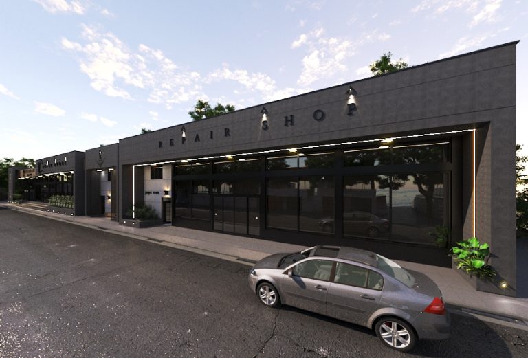 Facade design for Engineer Poursaleh's 1600-square-meter project.