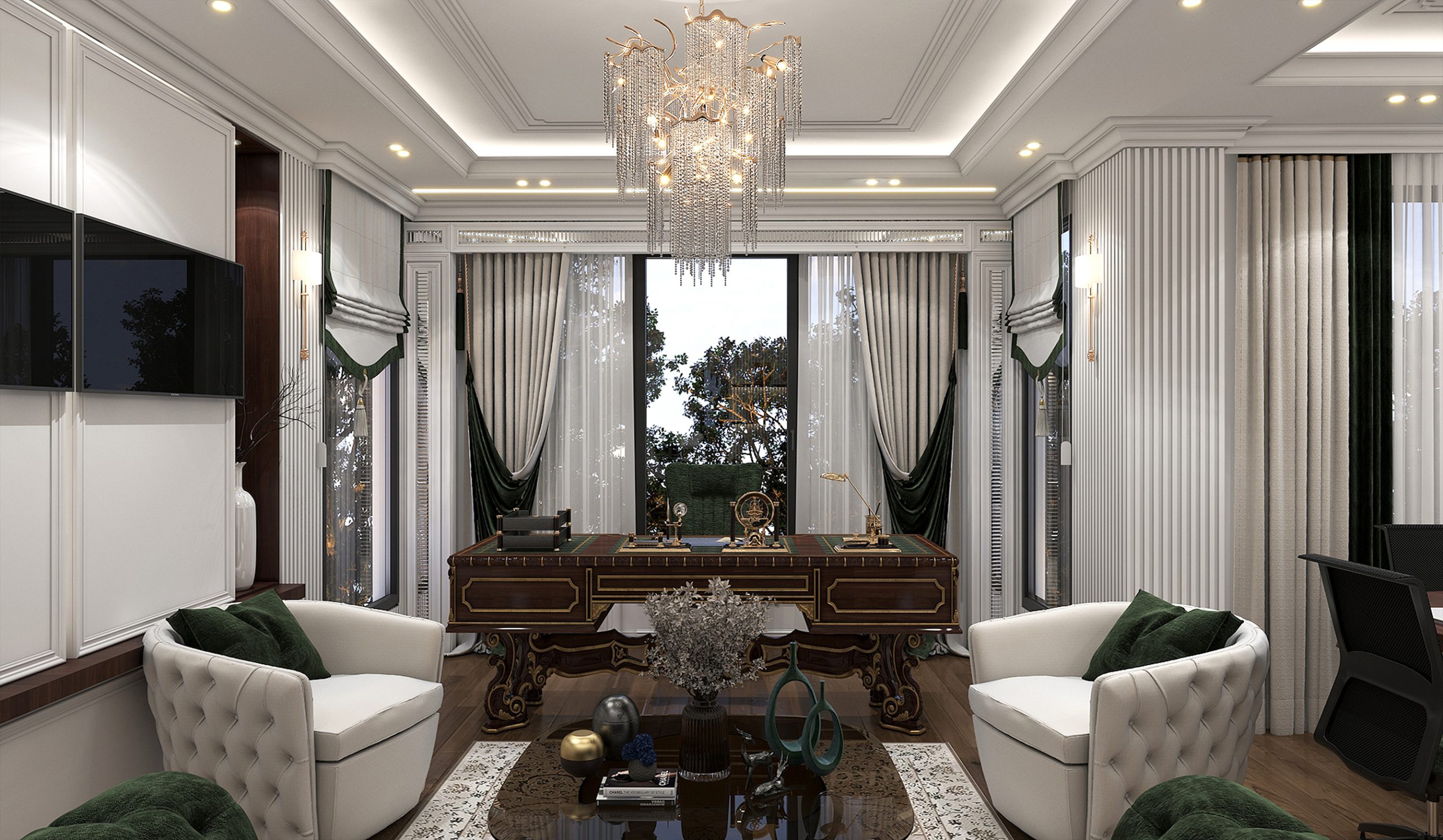 Interior design of Mr. Rezaei's ground floor office