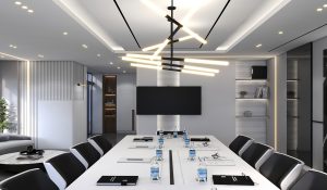 Interior design of Mr. Rezaei's conference hall office.