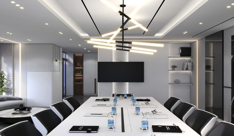 Interior design of Mr. Rezaei's conference hall office.