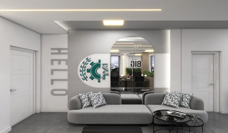 Interior design of Mr. Rezaei's staff room office.