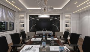 Interior design of Mr. Rezaei's First floor office.