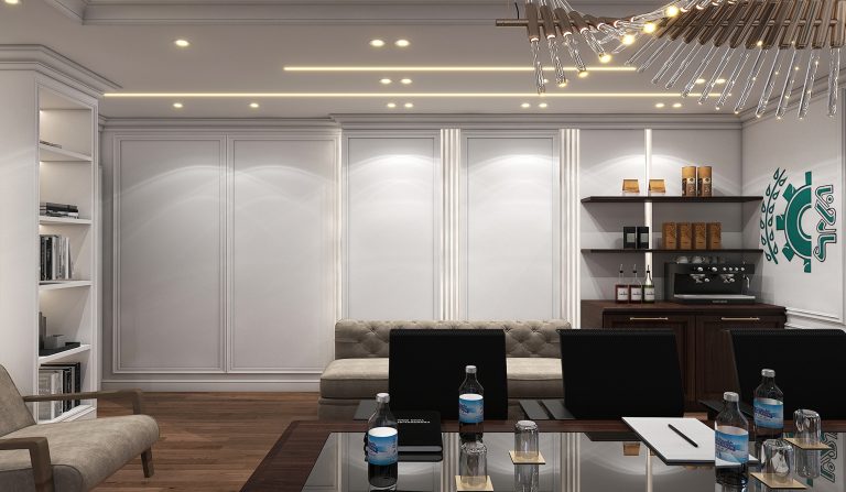 Interior design of Mr. Rezaei's First floor office.