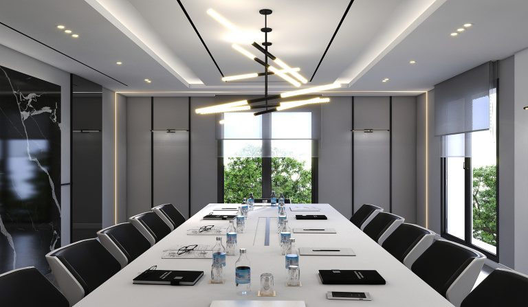 Interior design of Mr. Rezaei's conference hall office.