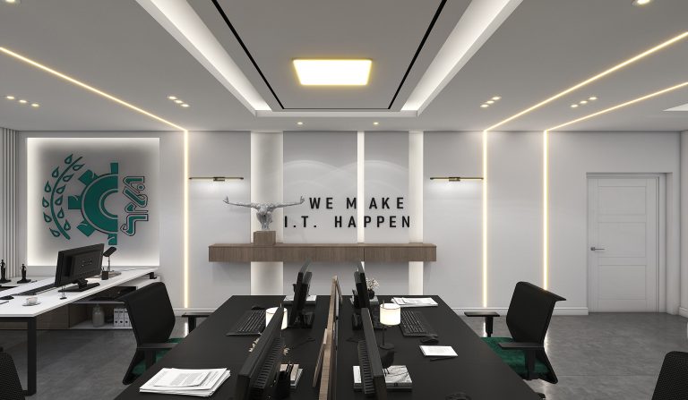 Interior design of Mr. Rezaei's staff room office.