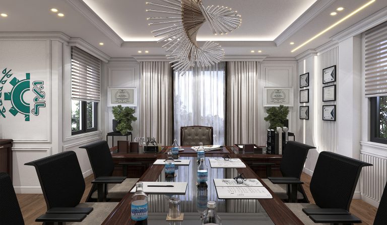 Interior design of Mr. Rezaei's First floor office.