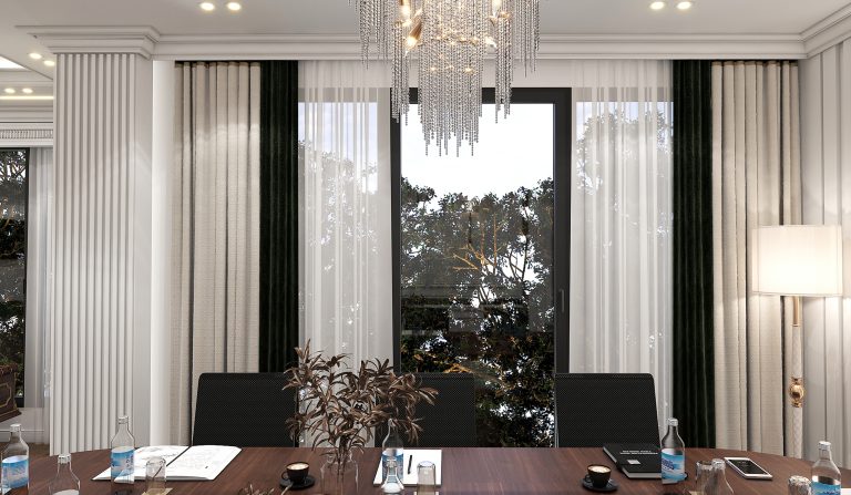 Interior design of Mr. Rezaei's ground floor office.