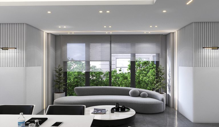 Interior design of Mr. Rezaei's conference hall office.