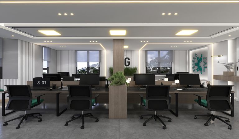 Interior design of Mr. Rezaei's staff room office.