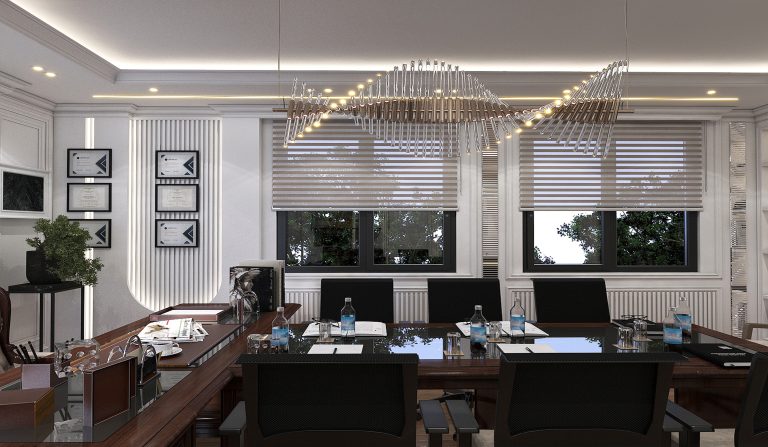 Interior design of Mr. Rezaei's First floor office.