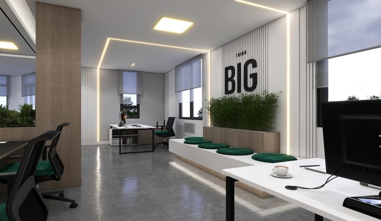 Interior design of Mr. Rezaei's staff room office.