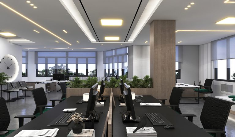 Interior design of Mr. Rezaei's staff room office.