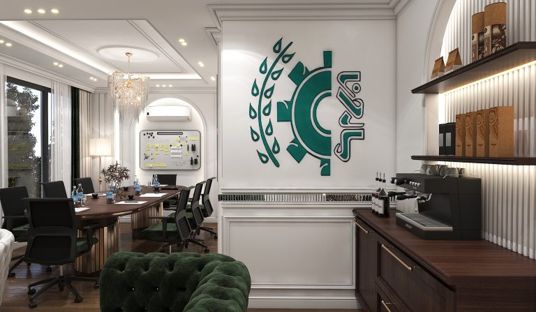 Interior design of Mr. Rezaei's ground floor office