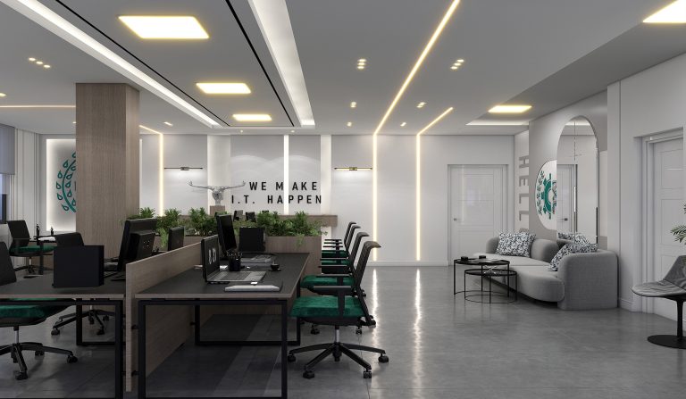 Interior design of Mr. Rezaei's staff room office.