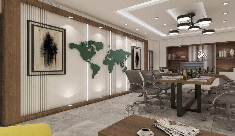 Interior design of Mr. Dehyadgari’s conference room.