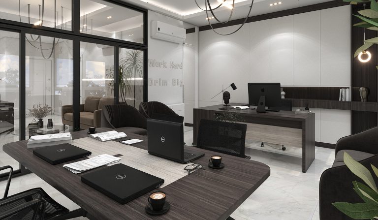 Interior design of Mr. Tanhaei's office