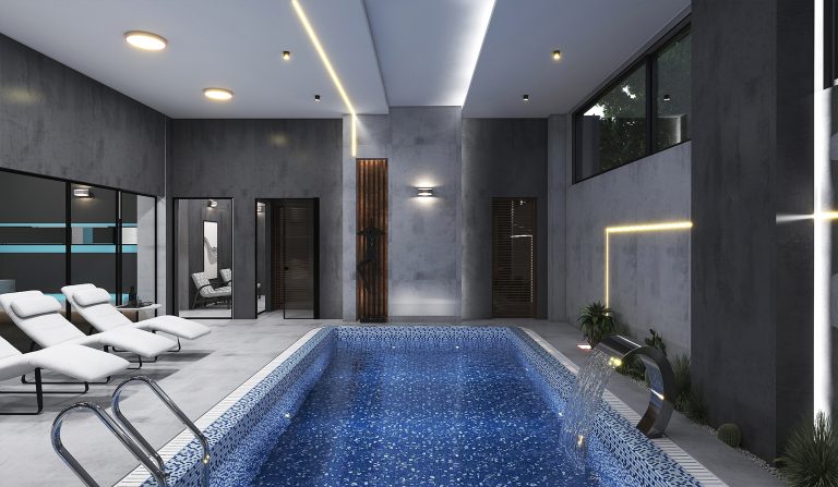 Ms. Shamsaei's swimming pool interior design