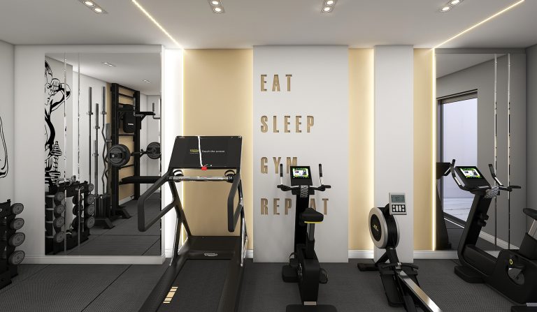 Interior design of Mr. Barzegar's sports club