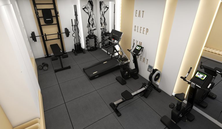 Interior design of Mr. Barzegar's sports club