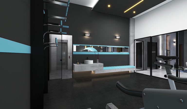 Interior design of Ms. Shamsaei's sports club