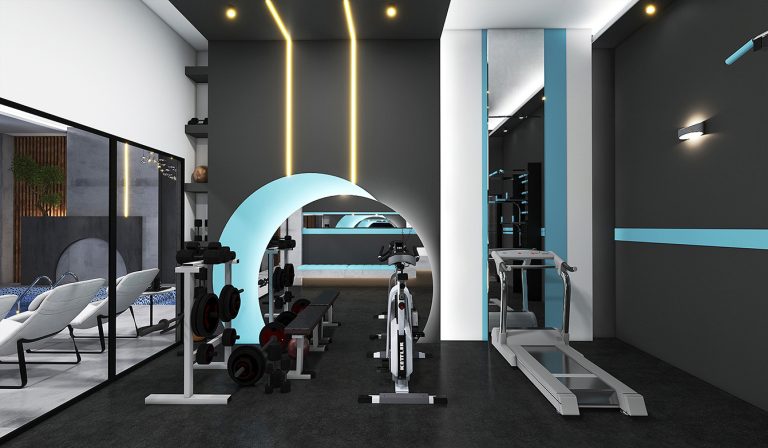 Interior design of Ms. Shamsaei's sports club