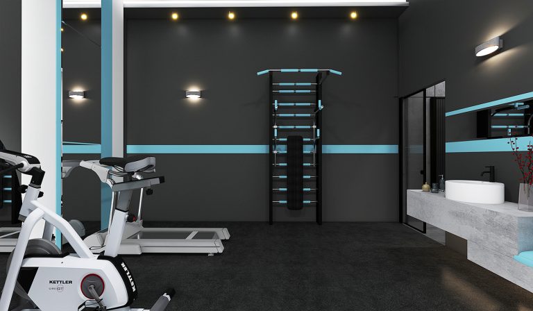 Interior design of Ms. Shamsaei's sports club