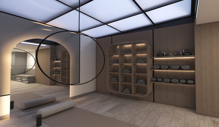 Interior Design of Mr. Khaleghinia Sport Club