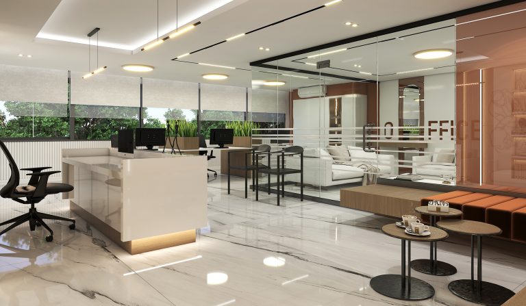 Interior design of Mr. Sadegh's office project