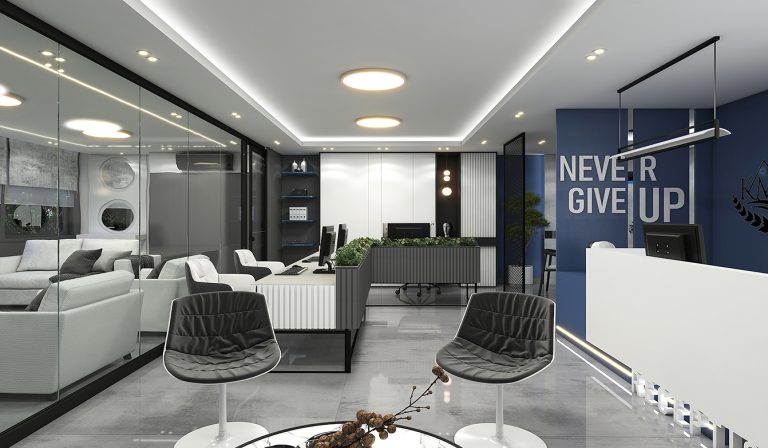 Interior design of Mr. Sadegh's office project