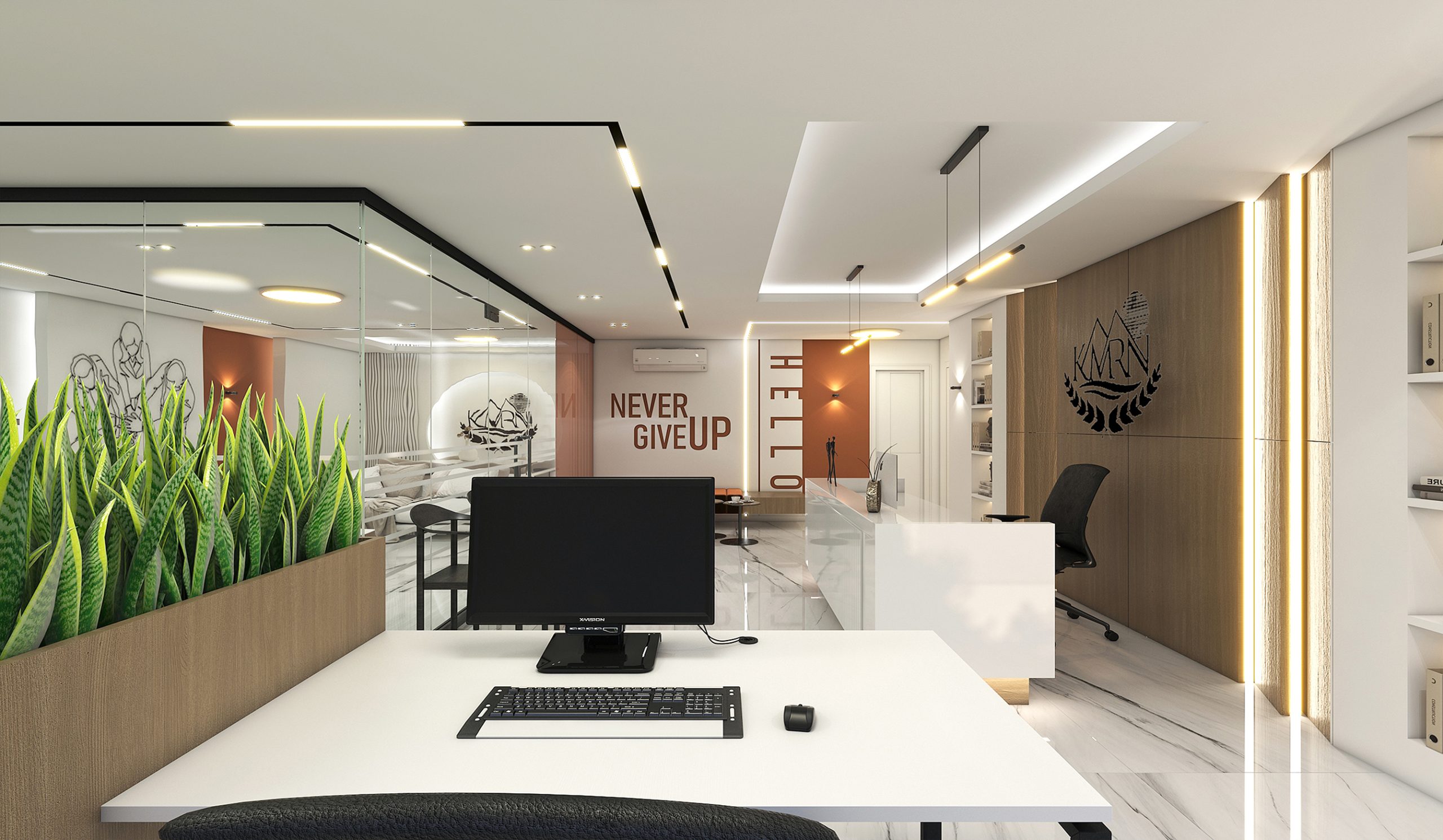 Interior design of Mr. Sadegh's office project