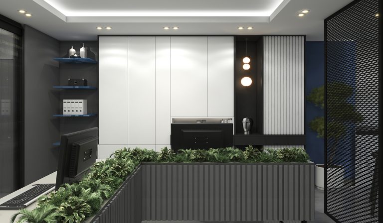 Interior design of Mr. Sadegh's office project