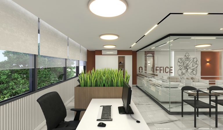 Interior design of Mr. Sadegh's office project