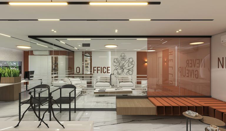 Interior design of Mr. Sadegh's office project