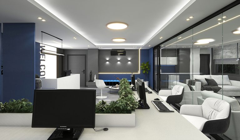 Interior design of Mr. Sadegh's office project