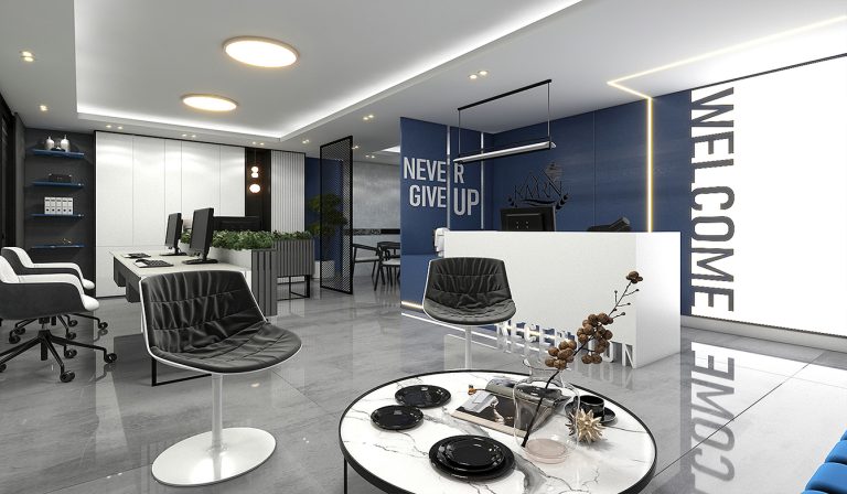 Interior design of Mr. Sadegh's office project