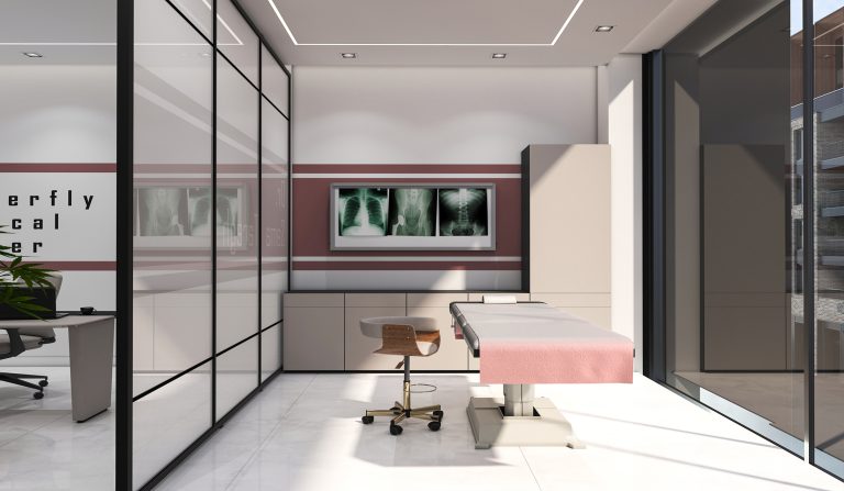 Interior design of Engineer Jalil's clinic.